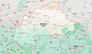 map burkina faso