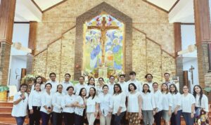 PS Vocason Kenalkan Kembali Lagu Inkulturasi di Gereja Kristus Raja Baciro
