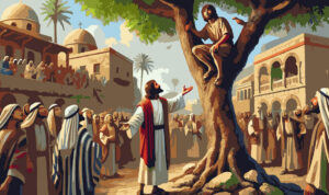 jesus and zakeus