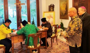 Paus Fransiskus Wafat, Organisasi Pemuda Lintas Iman Beri Ucapan Belasungkawa 1