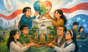 serukan merawat demokrasi dan menciptakan generasi muda bijaksana